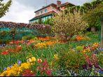 Monet's garden at spring, Giverny, France.