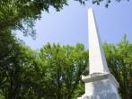 Obelisk at Governors Garden in Quebec City, Canada.
