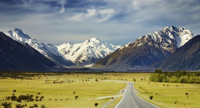 Southern Alps, New Zealand;  