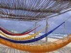 Colorful hammock on Cozumel island.