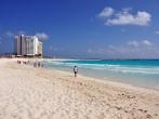 cancun beach. 
