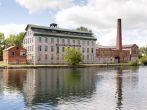 Seneca Falls mill and reflection