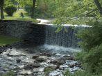 These are the waterfalls near the millponds in the village of Monroe.