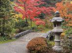 Japanese Garden in Autumn; Washington Park Arboretum; Seattle, Washington; USA.